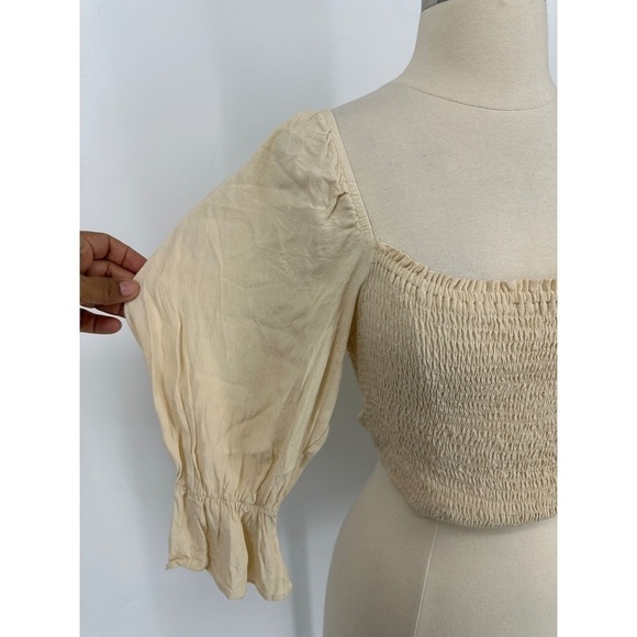 Dress Forum Ribbed Square Neck 3/4 Sleeves Top - Picture 4 of 9